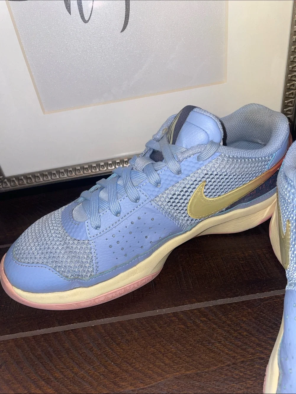 Nike Ja 1 Day 1 Ja Morant Low-Top Basketball Sneakers Size 6Y Unisex Women’s 7.5